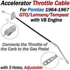 Accelerator Throttle Cable For 64-67 Pontiac GTO Tempest LeMans 326 389 V8 Eng.