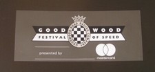 GOODWOOD FESTIVAL OF SPEED CAR STICKER