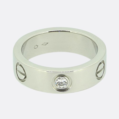 Cartier one diamond love ring - diamond,