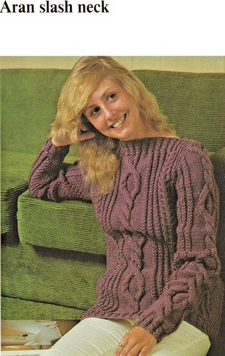 Lady aran sweater - lady's,
