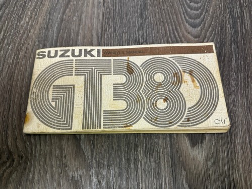 Suzuki 380 owner manual - 380,