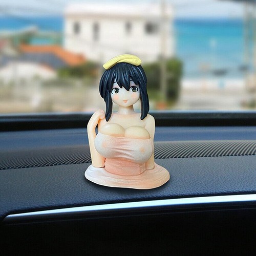 Cute dashboard car chest - car,