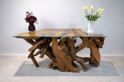 Teak root furniture - root, console