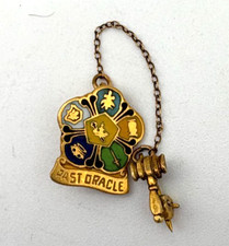 Vintage Masonic Pin 10k Gold