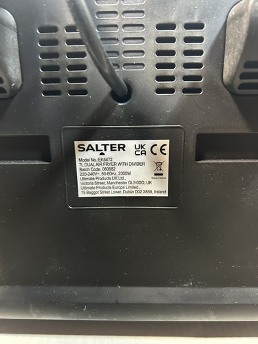 Salter ek5872 dual air - salter,