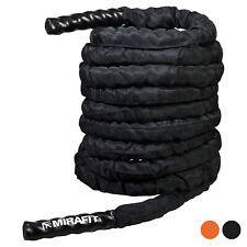 12M Battle Rope With Protective Sleeve Cardio Hiit Fitness Training Workout #476