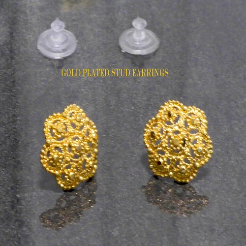 Gold plated earrings - ct,