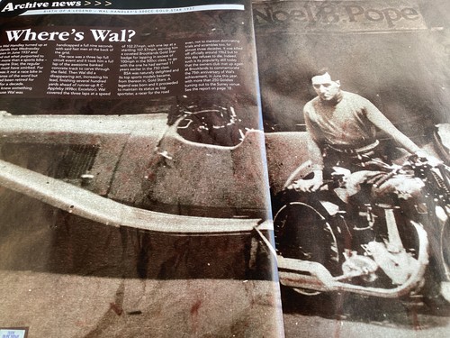 Bsa gold star wal handley - gold,