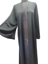 Women Abaya Jilbab Kaftan Long Muslim Dress Dubai Abayas Cardigan Robe
