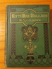 Antique book Fifty Bab Ballads