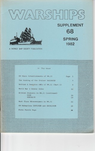 World ship society - world, warships