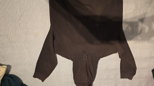Men hoodie brown size - hoodie,