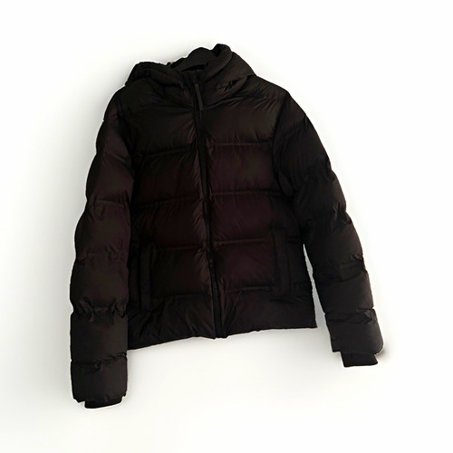 Zara black hooded puffer - zara,