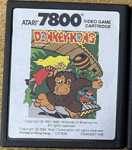 Atari 7800 donkey - 7800, video