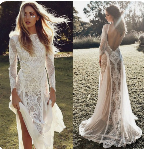 Boho line wedding dresses - boho, a-line