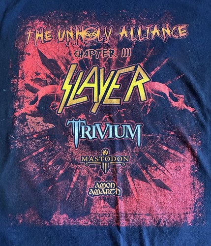Slayer shirt unholy - shirt, xl