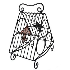 Wine Rack Vintage Retro Black