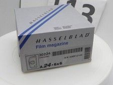 mint LATEST HASSELBLAD A24 6X6 220 ROLL FILM BACK 30224 500CM 503CX 501 BOXED
