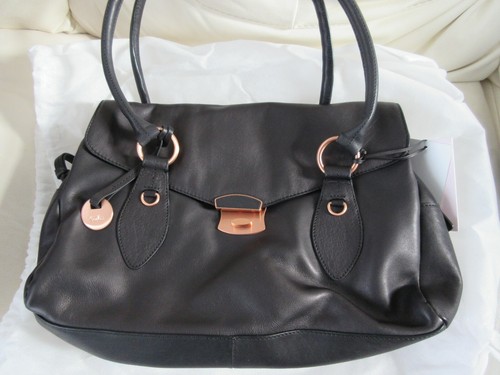 Stunning black leather