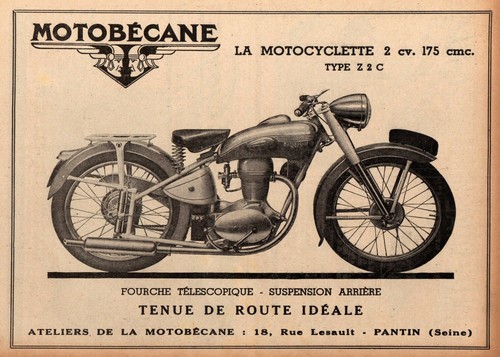 Motobecane vintage mortorcycle - vintage,