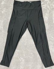 Crane Athletic Women’s Running Leggings With Pockets Black