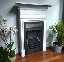 ANTIQUE  CAST IRON FIREPLACE