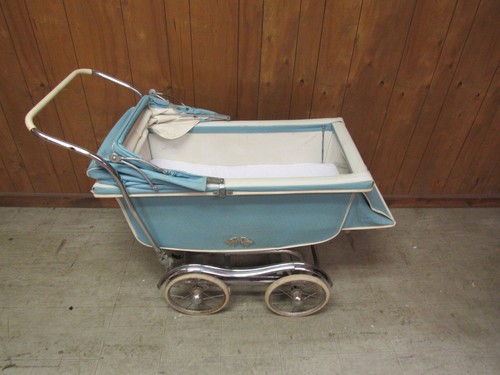 Vintage doll baby - baby, stroller