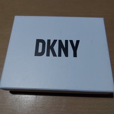 DKNY GENUINE Vela Black Monogram All Over Logo Zip Around Black Purse (B12)