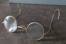 Antique Gold Filled / Rolled 20-10 WOC Spectacles Flexi-Arms VERY HEAVY LENS