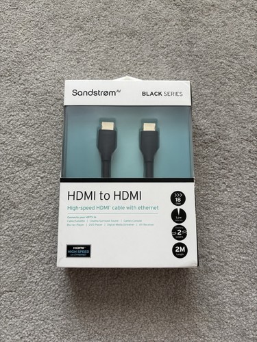 Sandstrom black series hdmi - black,