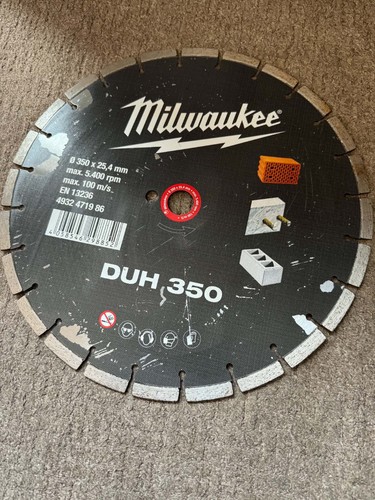 Milwaukee 350mm diamond - milwaukee,