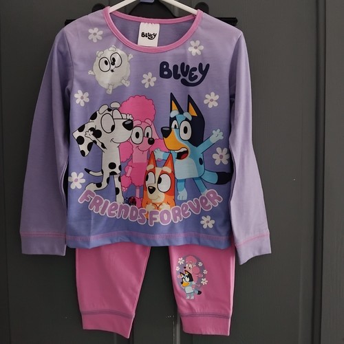 Bluey purple pink pyjamas - bluey,