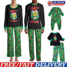 Christmas Pajamas Family The Grinch Pyjamas Xmas PJs Sleepwear Kids Ladies Mens