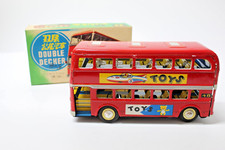 Tinplate Friction Double Decker Bus Made in China MF844