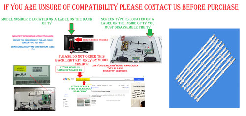 Replacement backlight repair - replacement,