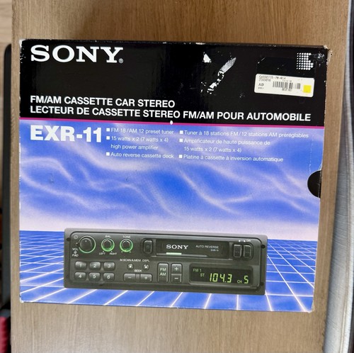 Vintage sony exr am - vintage, fm/am