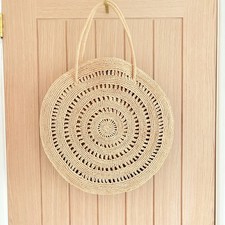 TOAST x Maison N.H Paris Cercle Raffia Shoulder tote bag Beach Holiday RRP£140