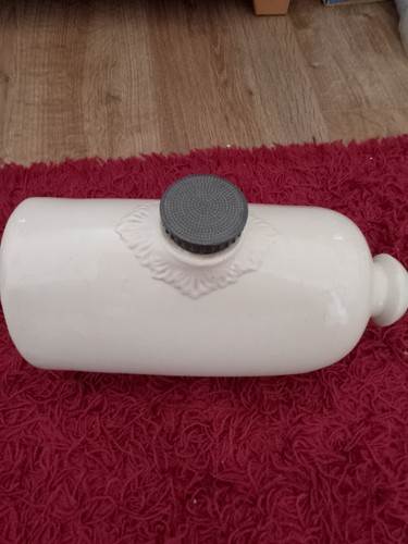 Vintage stoneware bottle - bottle, bed