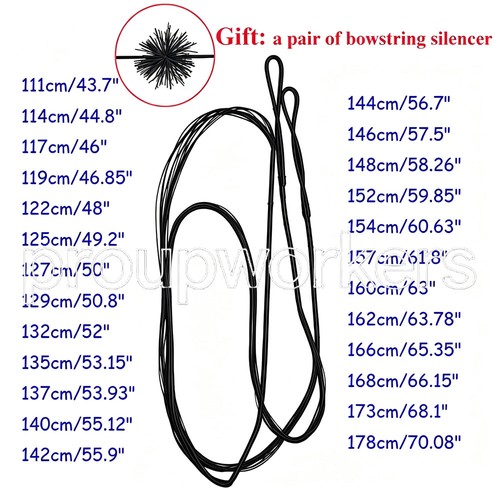Archery bow string - bow,