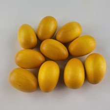 WOODEN EGGS, SET 10, EASTER