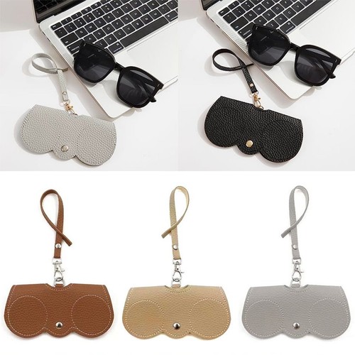 Glasses holder leather - glasses,