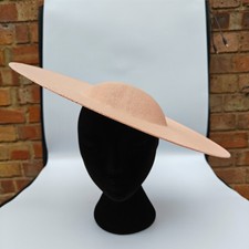nude pink large wide brim DIY