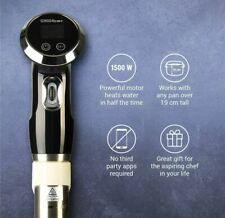 SensioHome 1500W Sous Vide Cooking Wand Up to 95°C Digital Display S/Steel 