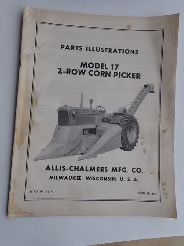 Original 1950s allis - original, chalmers