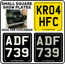 SMALL SQUARE NUMBER PLATE