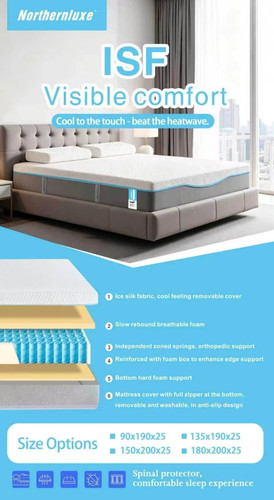 Luxury hybrid mattress 3000 - hybrid,