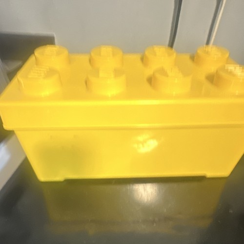 Lego yellow stud storage - yellow, 2-stud