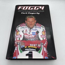 CARL FOGARTY FOGGY AUTOBIOGRAPHY - 2000 HB DJ BOOK - SIGNED BY FOGARTY