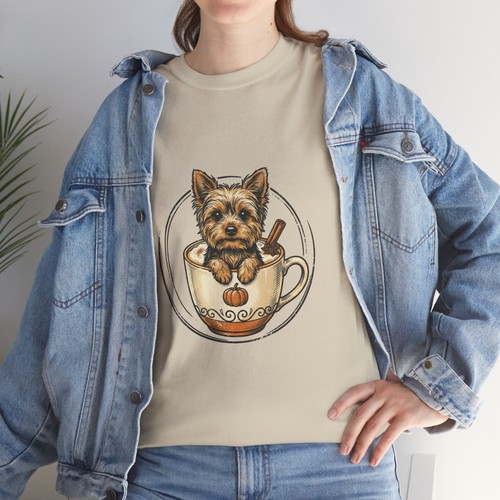 Yorkshire terrier pumpkin - terrier, in