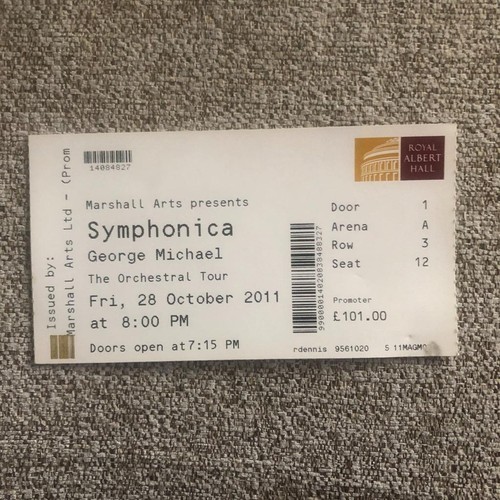 George michael ticket - george, royal